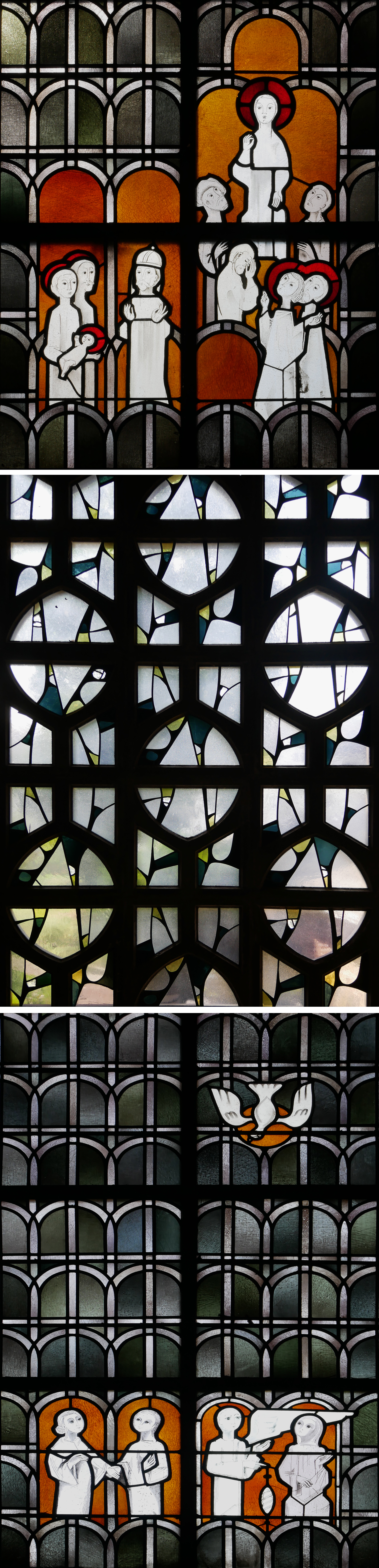 Köln, St. Maria im Kapitol, stained glass, Glasmalerei