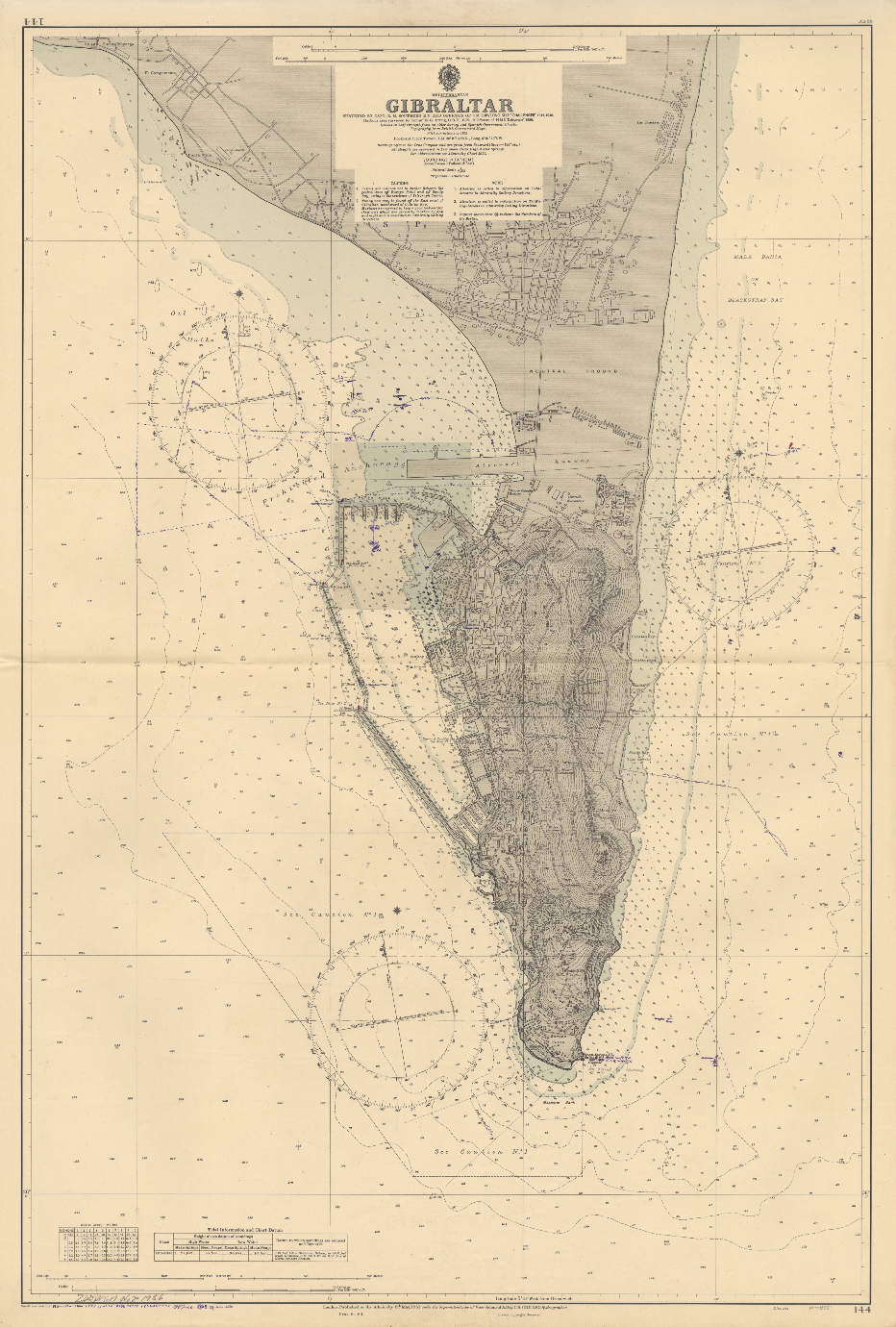 Universidade de Coimbra, Mapas Nabais Conde collection, Gibraltar survey, Archibald Day