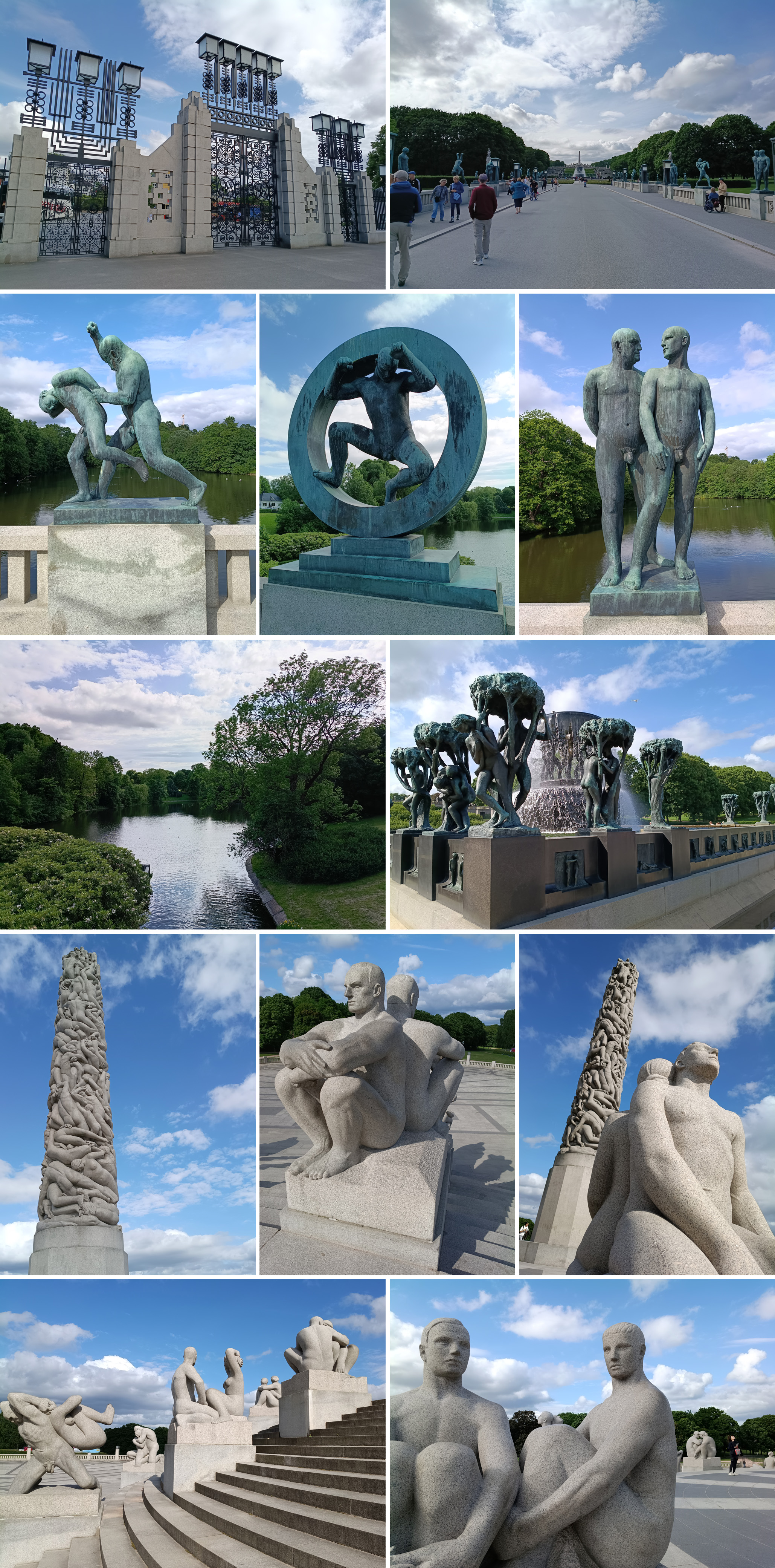 Norway, Oslo, Vigeland installation, sculpture park