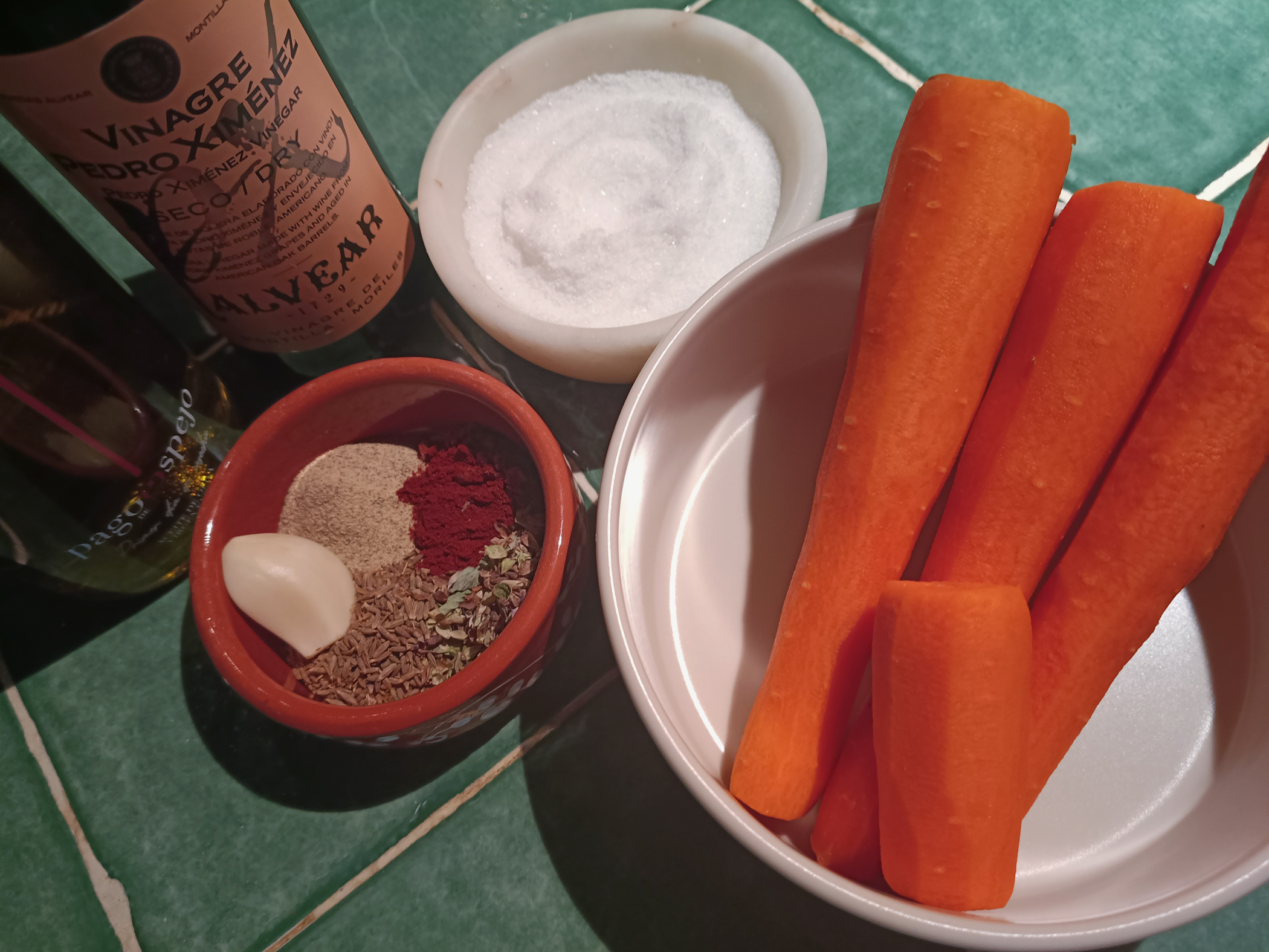 Spain, recipe, receta, zanahorias aliñás