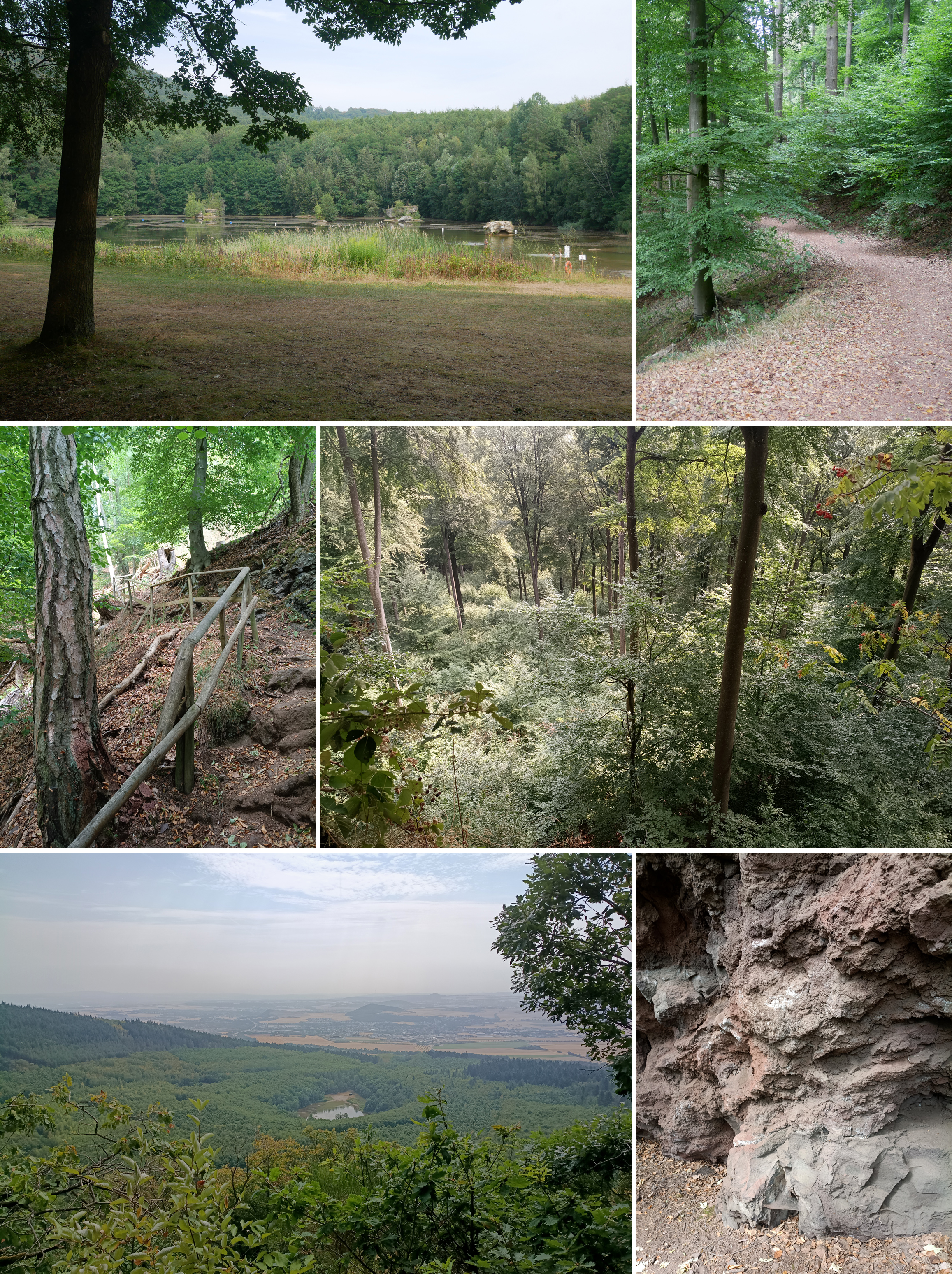 Germany, hiking, Laacher See, Operación Río Rin, Traumpfad Pellezner, Waldsee