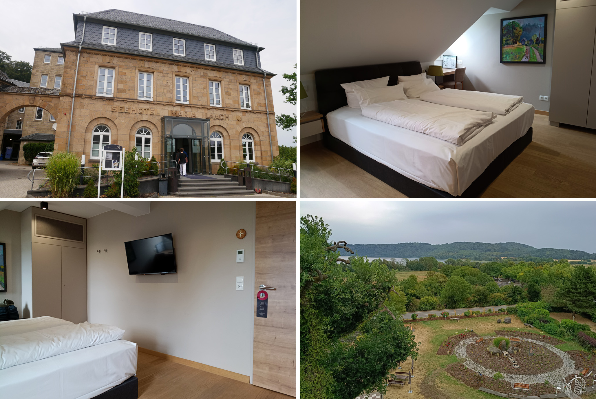 Germany, hiking, Laacher See, Operación Río Rin, Traumpfad Pellezner, Seehotel Maria Laach