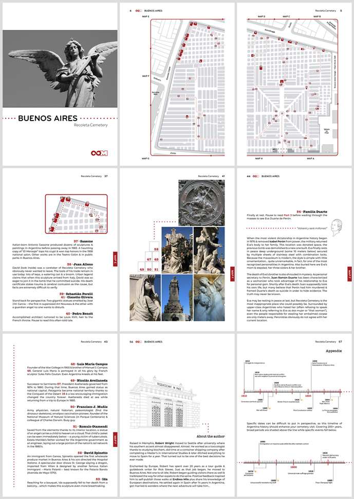 Endless Mile, Recoleta Cemetery, guide, PDF, contact sheet